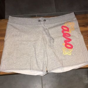 Aeropostale Grey sweat shorts XL GUC